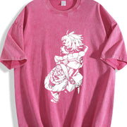 Rudo Gachiakuta – Anime Heavy for Fans 2025 vintage washed oversized T-shirt in Red