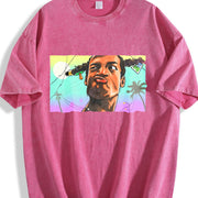 Statement - Valentine's Day for /Dad Vintage Washed T-Shirt in Red