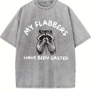 My Flabbers Have Been Gasted Vintage Washed T-Shirt in Gray