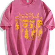 Stevie Legend Stevie Logo Vintage Washed T-Shirt in Red