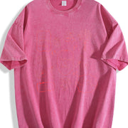 Future Mrs Custom Engagement Vintage Washed T-Shirt in Red