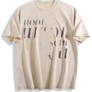 Three Turtles 90s Retro ® Y2k Turtle Lovers Vintage Washed T-Shirt in Beige