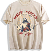 Disappointments All of You Vintage Washed T-Shirt in Beige