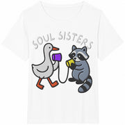 Embroidered Bestie Cotton T-Shirt in White