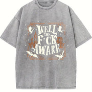Xaden Riorson Fourth Wing Dragon Rider Quote vintage washed oversized T-shirt in Gray