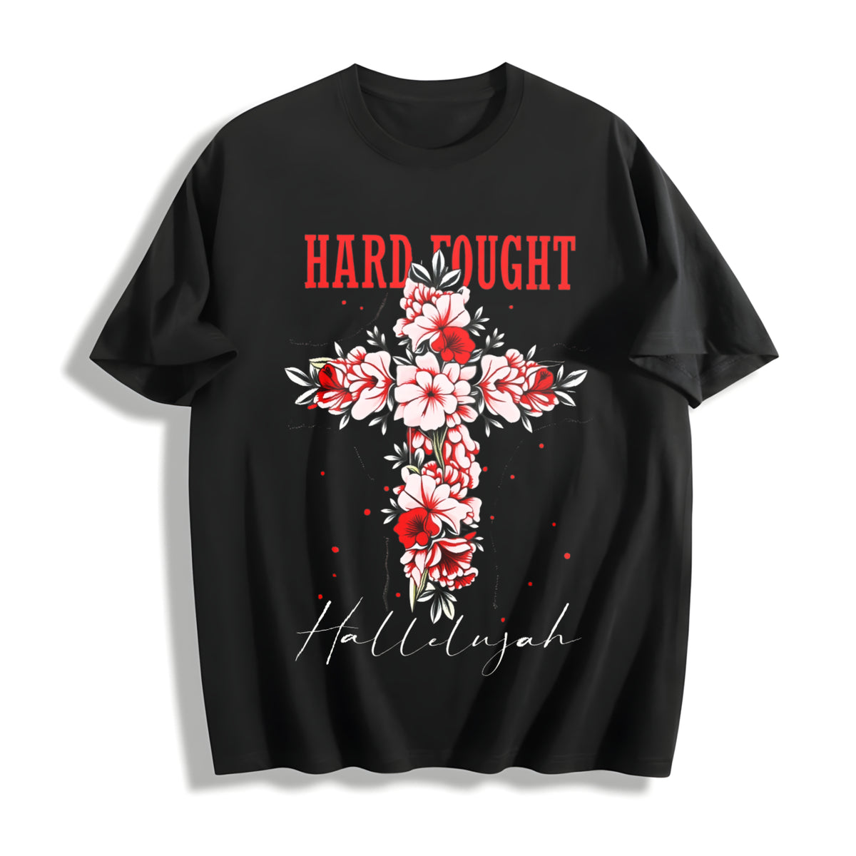 HARD TOUGH Cotton T-Shirt in Black
