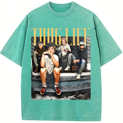 Golden Girls Thug Life Vintage Washed T-Shirt in Blue