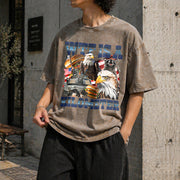 WTF Is a Killometer Vintage Washed T-Shirt in Brown