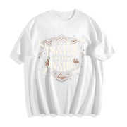 Ridoc Quest Squad I Kept the Inside Thoughts Inside Cotton T-Shirt in White
