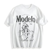 NEW Color! Modelo Cotton T-Shirt in White