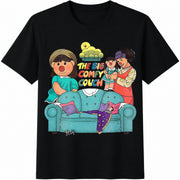 Big Comfy Couch Cotton T-Shirt in Black