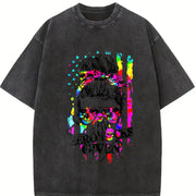 ZERO S GIVEN 25 vintage washed oversized T-shirt in Black