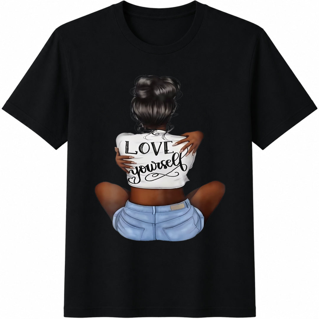 Mother's Day Mother's Day Cotton T-Shirt in Black