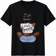 Mother's Day Mother's Day Cotton T-Shirt in Black