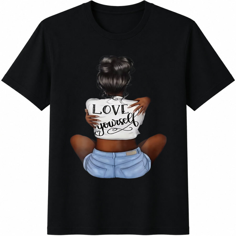 Mother's Day Mother's Day Cotton T-Shirt in Black