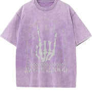 Some Days I Rock It Vintage Washed T-Shirt in Purple