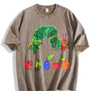 The Very Hungry Caterpillar Vintage Washed T-Shirt in Brown