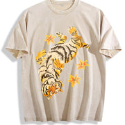 Shinsley Batik Brand Vintage Washed T-Shirt in Beige