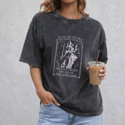 If You Are Neutral In Situations Of Injustice vintage washed oversized T-shirt in Black