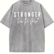 Retro Pure Vintage Washed T-Shirt in Gray