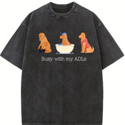 Occupational Therapy Vintage Washed T-Shirt in Black