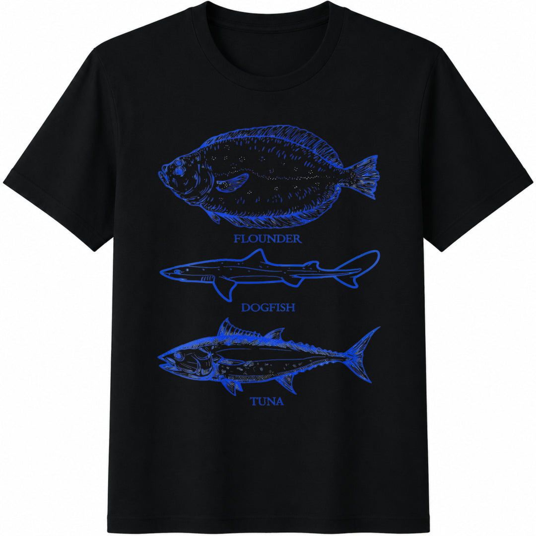 Subtle Anti Trump Fishing for FDT Anti Maga Fishing Cotton T-Shirt in Black