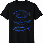 Subtle Anti Trump Fishing for FDT Anti Maga Fishing Cotton T-Shirt in Black