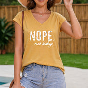 Letter Tank Women's Color Cotton Tank Top in Yellow