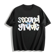 Second Grade Teacher Cotton T-Shirt in Black