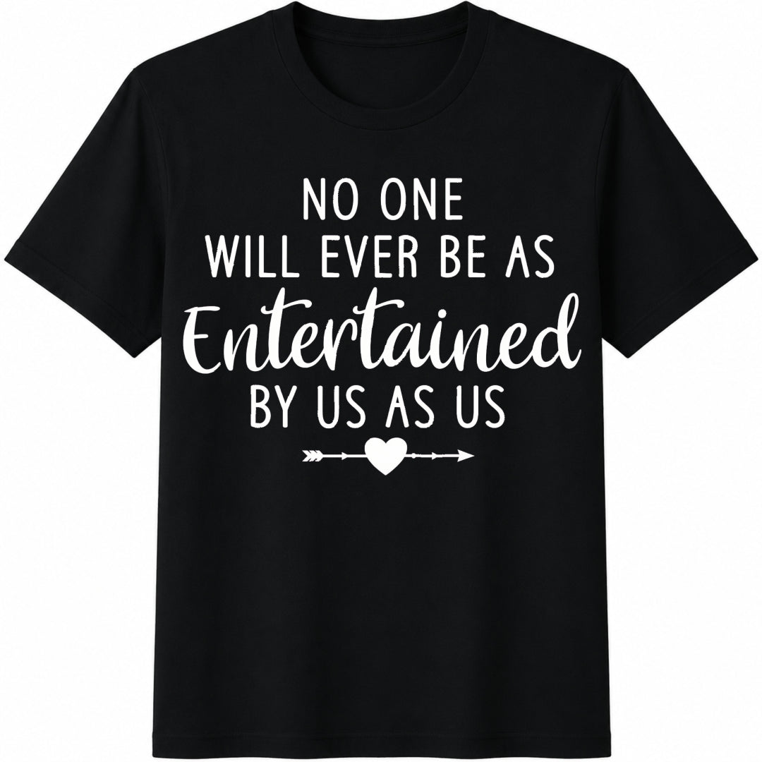 Bestie Best Friend Cotton T-Shirt in Black