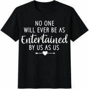 Bestie Best Friend Cotton T-Shirt in Black