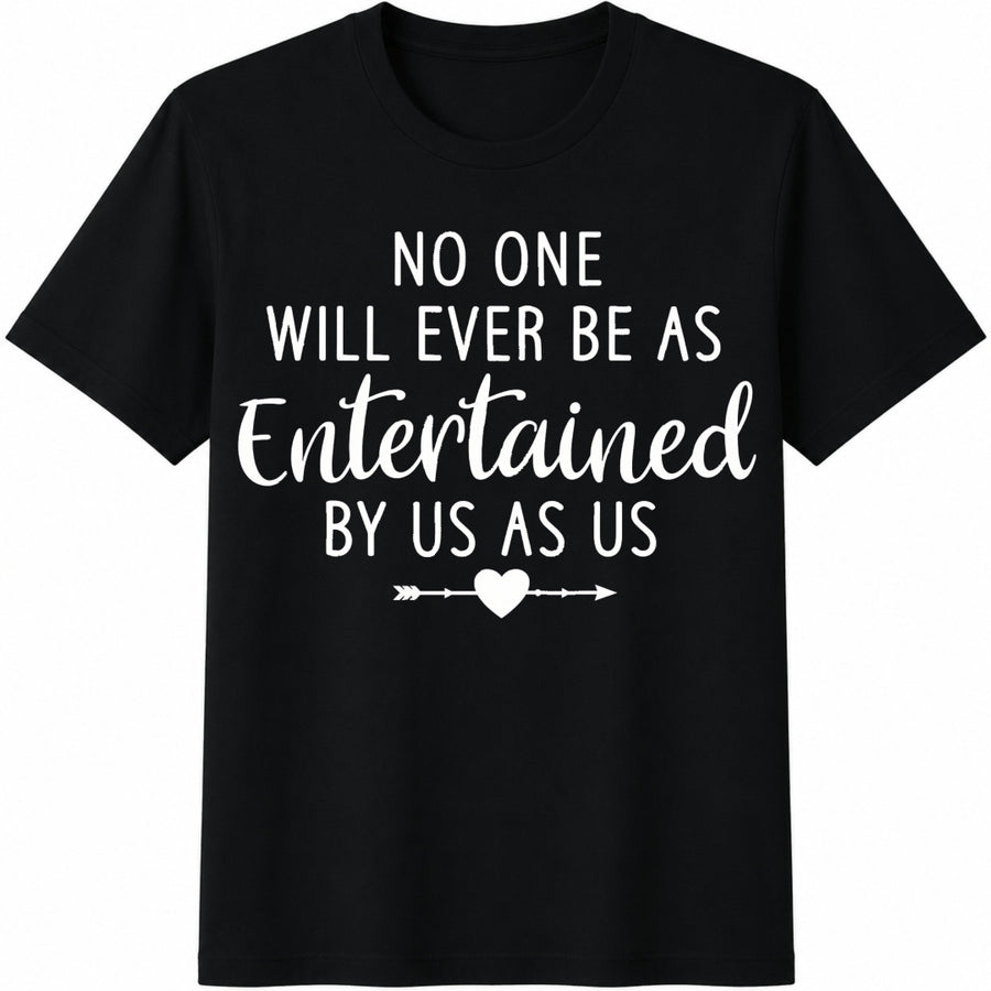 Bestie Best Friend Cotton T-Shirt in Black
