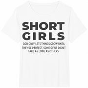 1-piece Set Short-sleeve Letter Round-neck Cotton T-Shirt in White