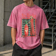 Chili Sauce Vintage Washed T-Shirt in Red