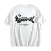 Bjork Homogenic Y2k Cotton T-Shirt in White