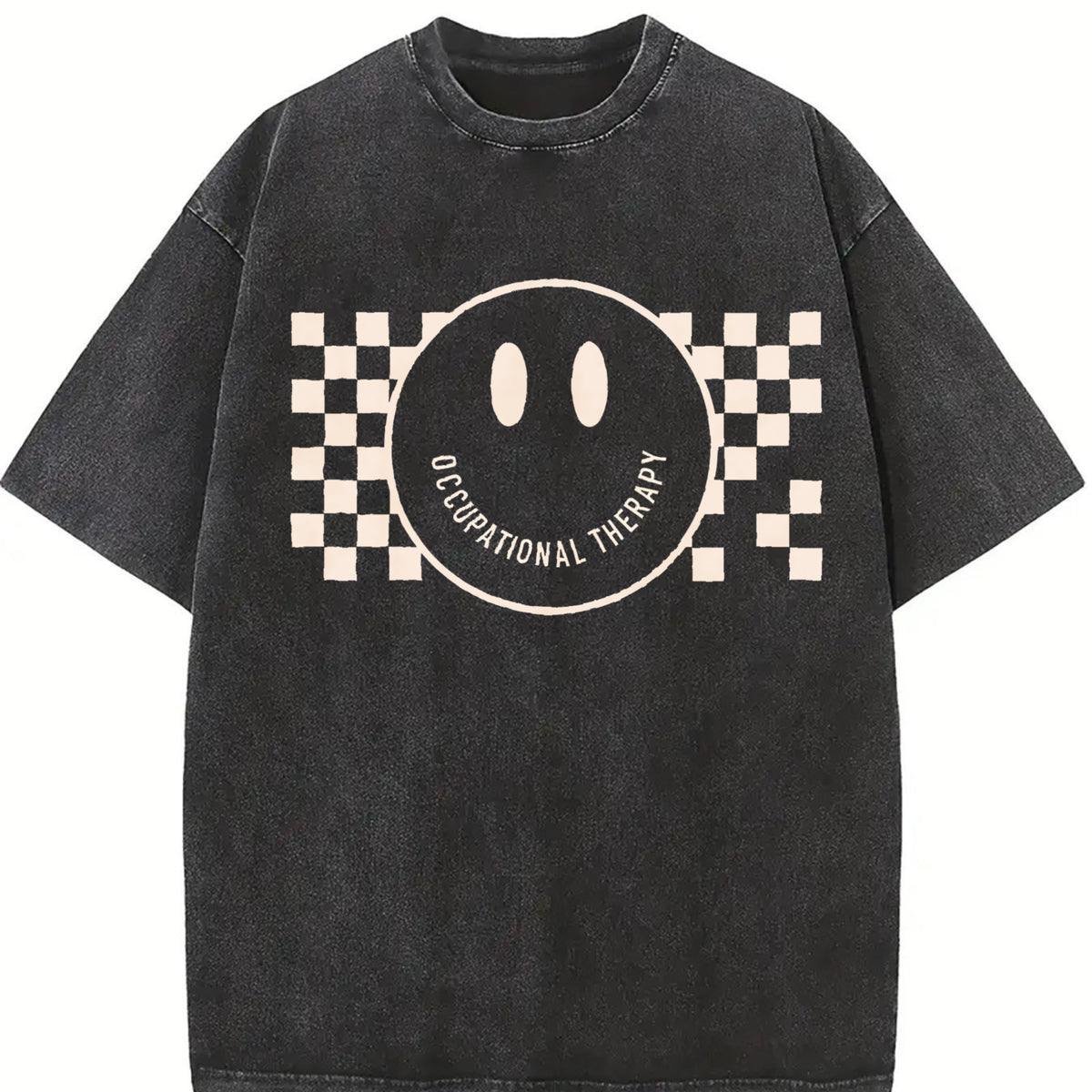 Occupational Therapy Vintage Washed T-Shirt in Black