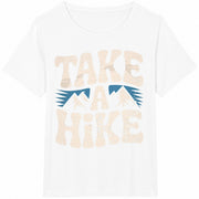 Take a Hike Cotton T-Shirt in White