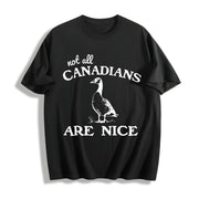 Canadian Goose for Spring Cotton T-Shirt in Black