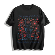 250 Years of Liberty Cotton T-Shirt in Black