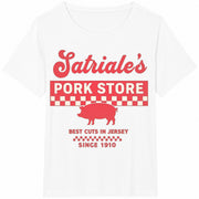 Satriale's Pork Store Cotton T-Shirt in White