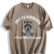 My Flabbers Have Been Gasted Vintage Washed T-Shirt in Brown