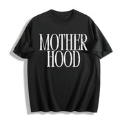Mother Hood Mama Cotton T-Shirt in Black