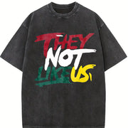 They Not Like Us Vintage Washed T-Shirt in Black
