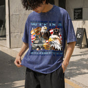 WTF Is a Killometer Vintage Washed T-Shirt in Blue