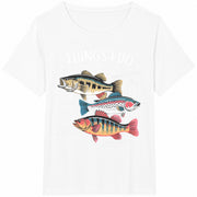 Fishing Things I Do in My Spare Time Cotton T-Shirt in White