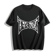 Y2k Tapout Skull ( ) Amity Affliction Tapout Mma Elite Cotton T-Shirt in Black