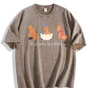 Occupational Therapy Vintage Washed T-Shirt in Brown