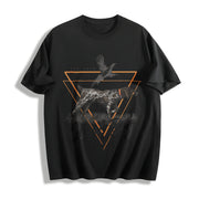 Local Boy High Tail Cotton T-Shirt in Black
