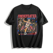 Founding Fathers Basketball Cotton T-Shirt in Black