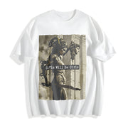 Girls Will Be Girls Cotton T-Shirt in White